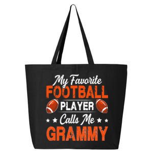 My Favorite Football Player Calls Me Grammy Football Lover 25L Jumbo Tote