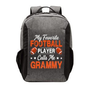 My Favorite Football Player Calls Me Grammy Football Lover Vector Backpack