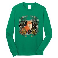 Mystical Fox Fairy Tale Forest Animals Forest Dwellers Nature Children Long Sleeve Shirt