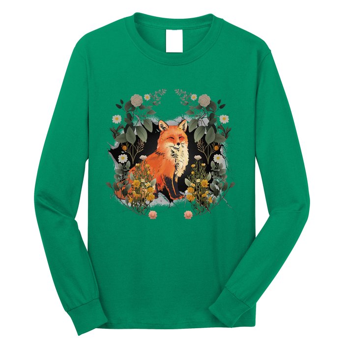 Mystical Fox Fairy Tale Forest Animals Forest Dwellers Nature Children Long Sleeve Shirt