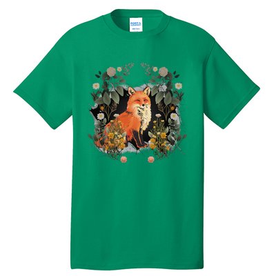 Mystical Fox Fairy Tale Forest Animals Forest Dwellers Nature Children Tall T-Shirt