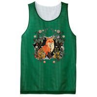 Mystical Fox Fairy Tale Forest Animals Forest Dwellers Nature Children Mesh Reversible Basketball Jersey Tank