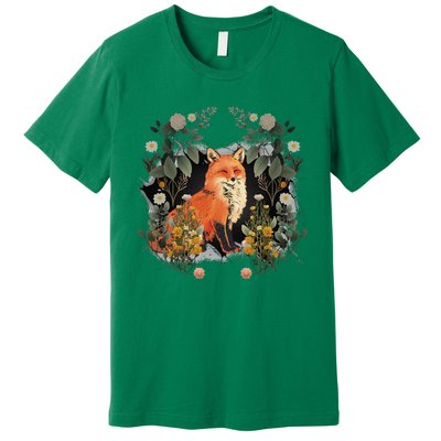 Mystical Fox Fairy Tale Forest Animals Forest Dwellers Nature Children Premium T-Shirt