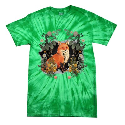 Mystical Fox Fairy Tale Forest Animals Forest Dwellers Nature Children Tie-Dye T-Shirt