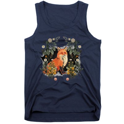 Mystical Fox Fairy Tale Forest Animals Forest Dwellers Nature Children Tank Top