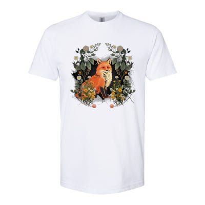 Mystical Fox Fairy Tale Forest Animals Forest Dwellers Nature Children Softstyle CVC T-Shirt