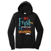 My First Father's Day As A Grandpa Women's Pullover Hoodie