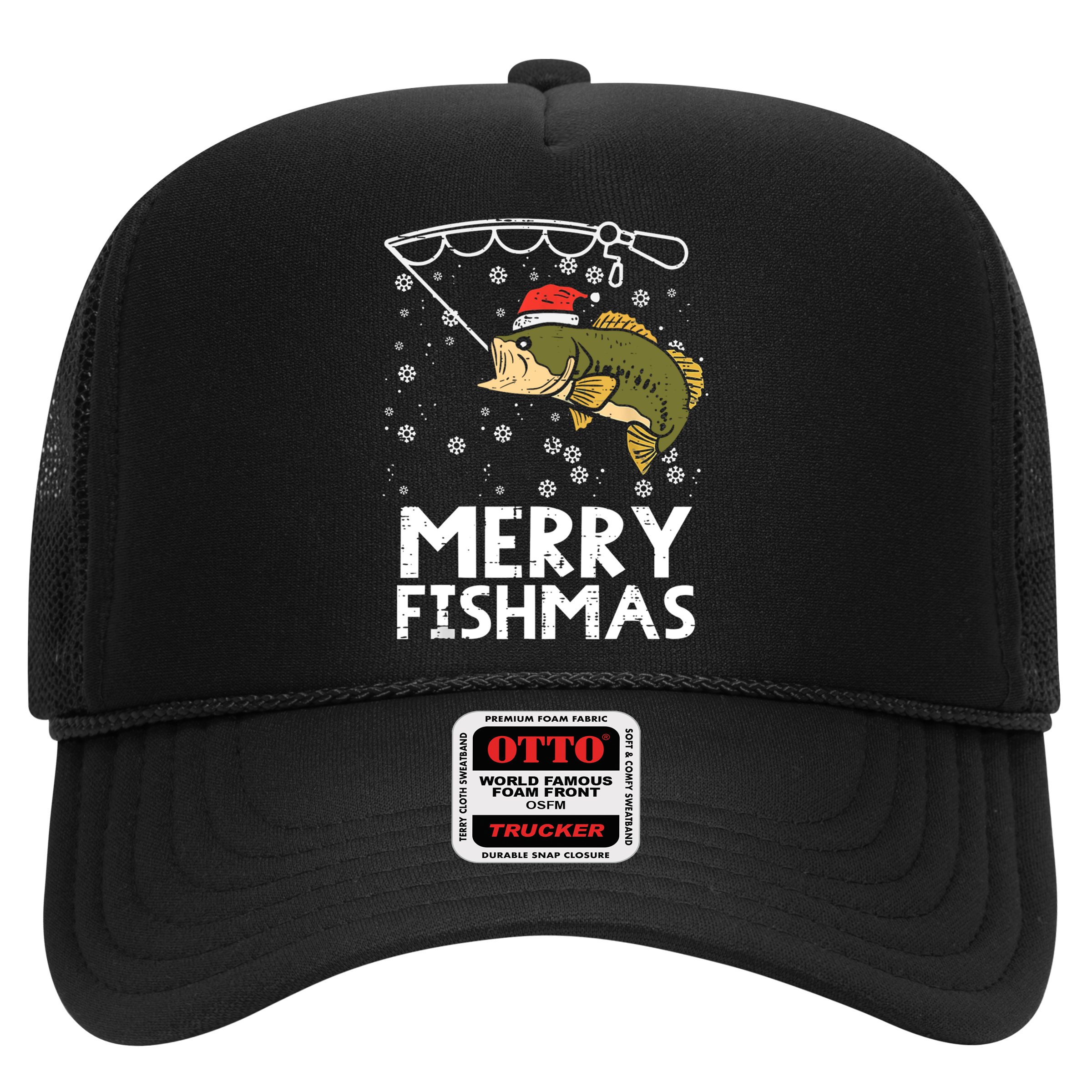 Merry Fishmas Fish Fishing Christmas Pajamas Christmas Gift Hat