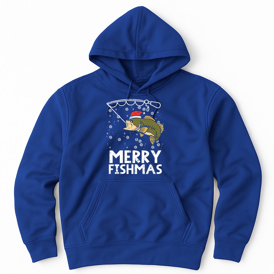 Merry Fishmas Fish Fishing Christmas Pajamas Christmas Gift Hoodie