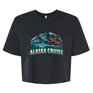 Matching Family Friends And Group Alaskan Alaska Cruise 2024 Bella+Canvas Jersey Crop Tee