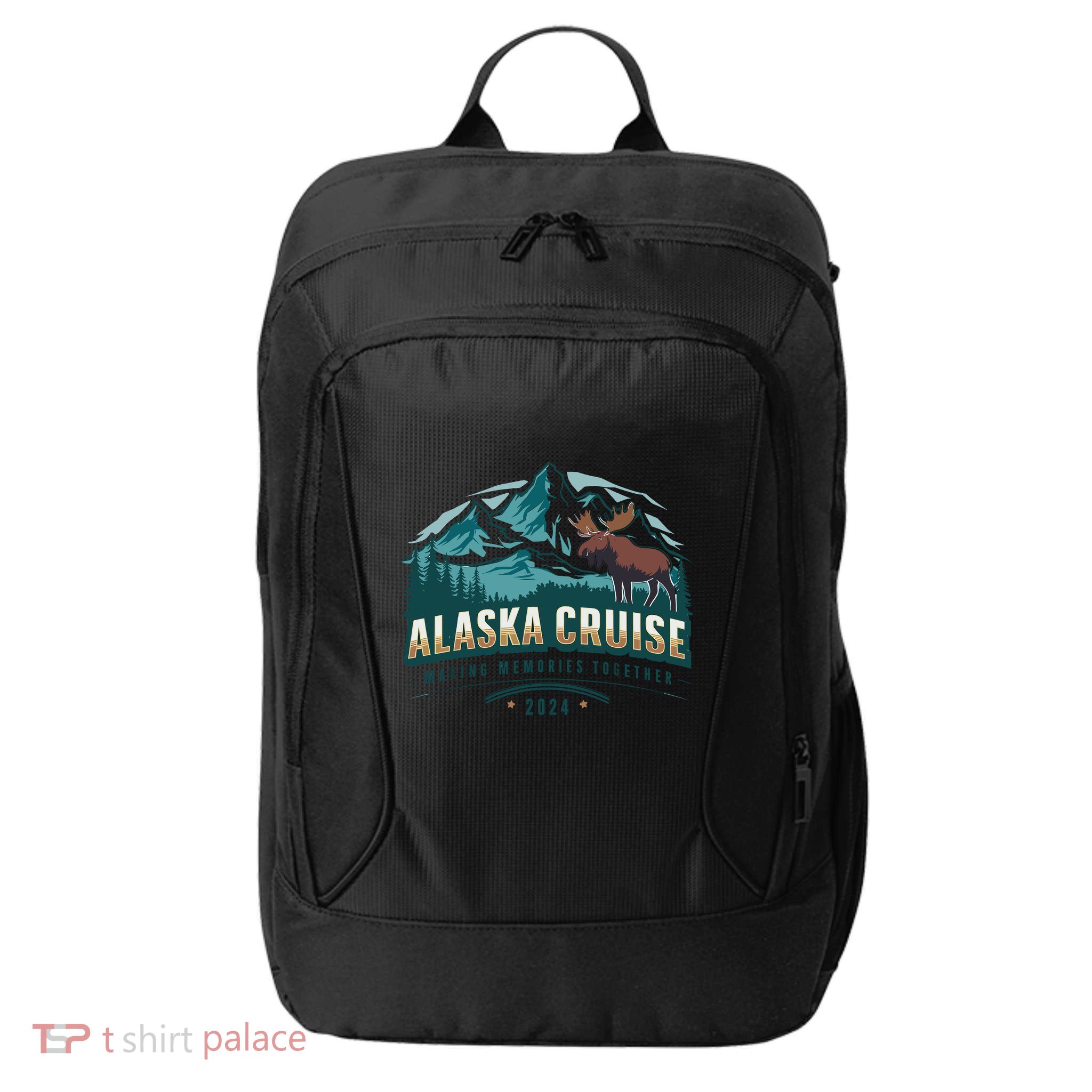 Matching Family Friends And Group Alaskan Alaska Cruise 2024 City Backpack