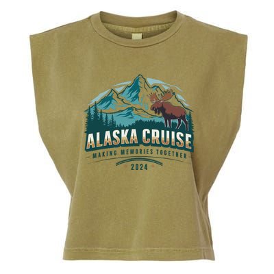 Matching Family Friends And Group Alaskan Alaska Cruise 2024 Garment-Dyed Women's Muscle Tee