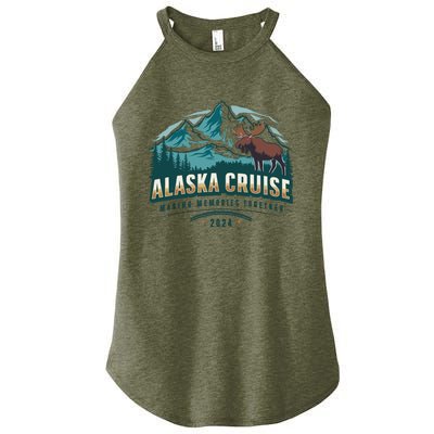 Matching Family Friends And Group Alaskan Alaska Cruise 2024 Women's Perfect Tri Rocker Tank