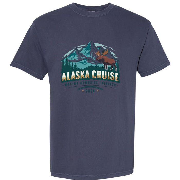 Matching Family Friends And Group Alaskan Alaska Cruise 2024 Garment-Dyed Heavyweight T-Shirt