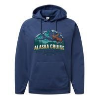 Matching Family Friends And Group Alaskan Alaska Cruise 2024 Performance Fleece Hoodie