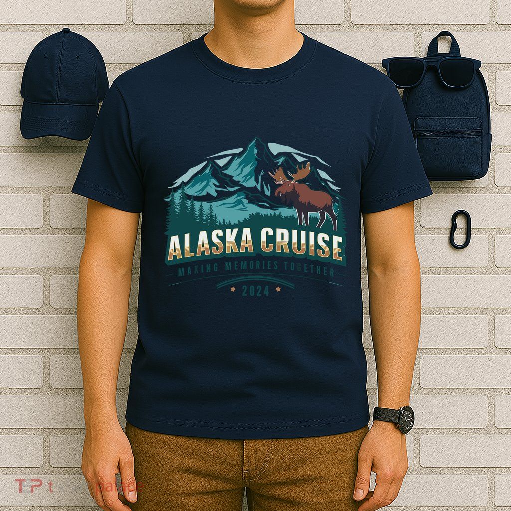 Matching Family Friends And Group Alaskan Alaska Cruise 2024 T-Shirt