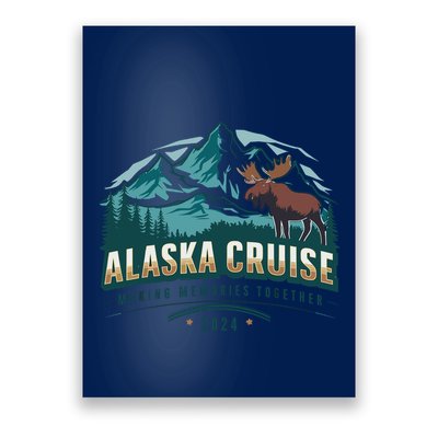 Matching Family Friends And Group Alaskan Alaska Cruise 2024 Poster