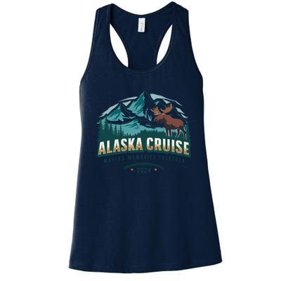 Matching Family Friends And Group Alaskan Alaska Cruise 2024 Women's Racerback Tank