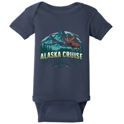 Matching Family Friends And Group Alaskan Alaska Cruise 2024 Baby Bodysuit