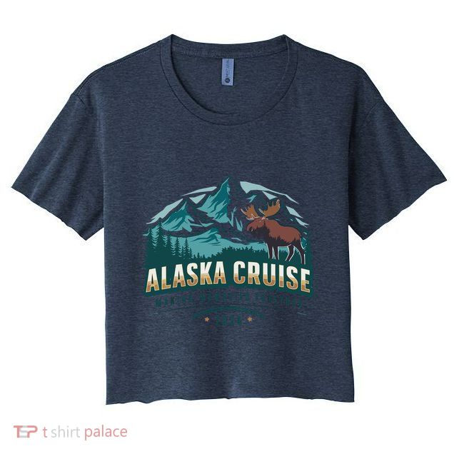Matching Family Friends And Group Alaskan Alaska Cruise 2024 Crop Top
