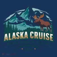 Matching Family Friends And Group Alaskan Alaska Cruise 2024 Womens T-Shirt
