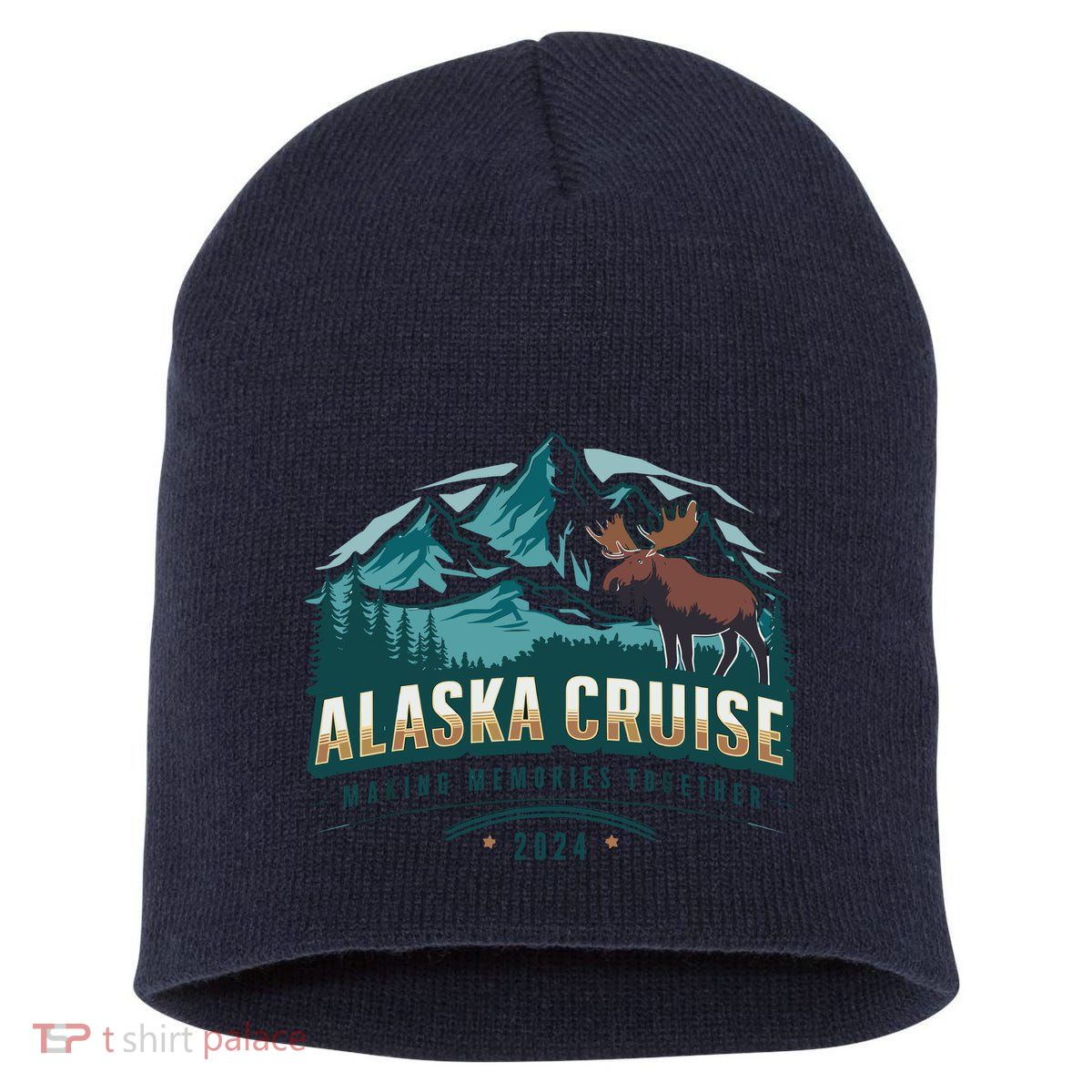 Matching Family Friends And Group Alaskan Alaska Cruise 2024 Short Acrylic Beanie