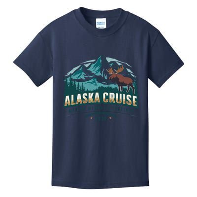 Matching Family Friends And Group Alaskan Alaska Cruise 2024 Kids T-Shirt