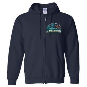 Matching Family Friends And Group Alaskan Alaska Cruise 2024 Full Zip Hoodie