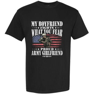 My Friend Fights What You Fear Proud Army Friend Gift Meaningful Gift Garment-Dyed Heavyweight T-Shirt