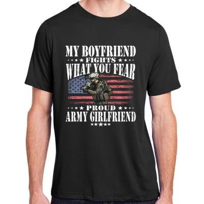 My Friend Fights What You Fear Proud Army Friend Gift Meaningful Gift Adult ChromaSoft Performance T-Shirt