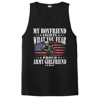 My Friend Fights What You Fear Proud Army Friend Gift Meaningful Gift PosiCharge Competitor Tank