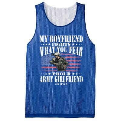 My Friend Fights What You Fear Proud Army Friend Gift Meaningful Gift Mesh Reversible Basketball Jersey Tank