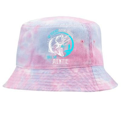 My Favorite Fishing Buddies Call Me Auntie Tie-Dyed Bucket Hat