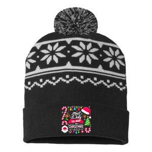 Matching For Family Most Likely To Nap On Christmas Cool USA-Made Snowflake Beanie