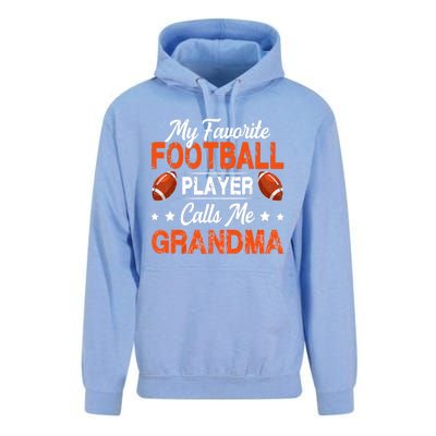 My Favorite Football Player Calls Me Grandma Football Lover Unisex Surf Hoodie