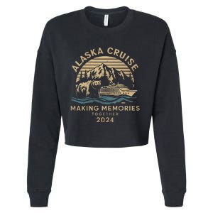 Matching Family Friends And Group Alaska Cruise 2024 Cropped Pullover Crew