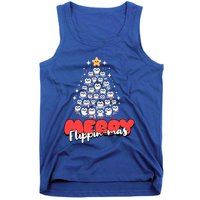 Merry FlippinMas Funny Penguins Christmas Tree Great Gift Tank Top