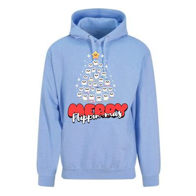 Merry FlippinMas Funny Penguins Christmas Tree Great Gift Unisex Surf Hoodie