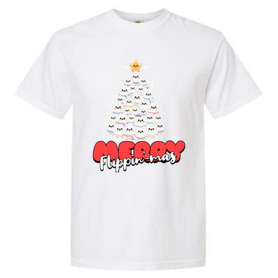 Merry FlippinMas Funny Penguins Christmas Tree Great Gift Garment-Dyed Heavyweight T-Shirt