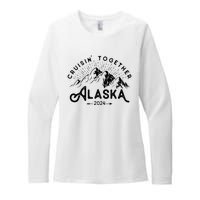 Matching Family Friends Group Vacation Alaska Cruise 2024 Womens CVC Long Sleeve Shirt