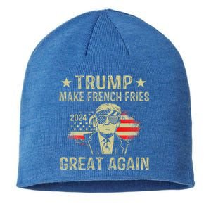 Make French Fries Great Again Trump 2024 French Fry Sustainable Beanie