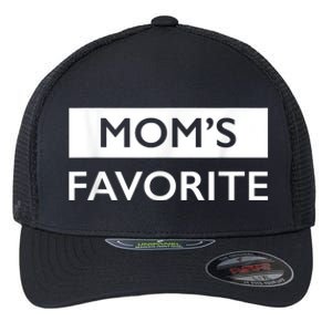 MomS Favorite Funny Sibling Joke MotherS Day Flexfit Unipanel Trucker Cap