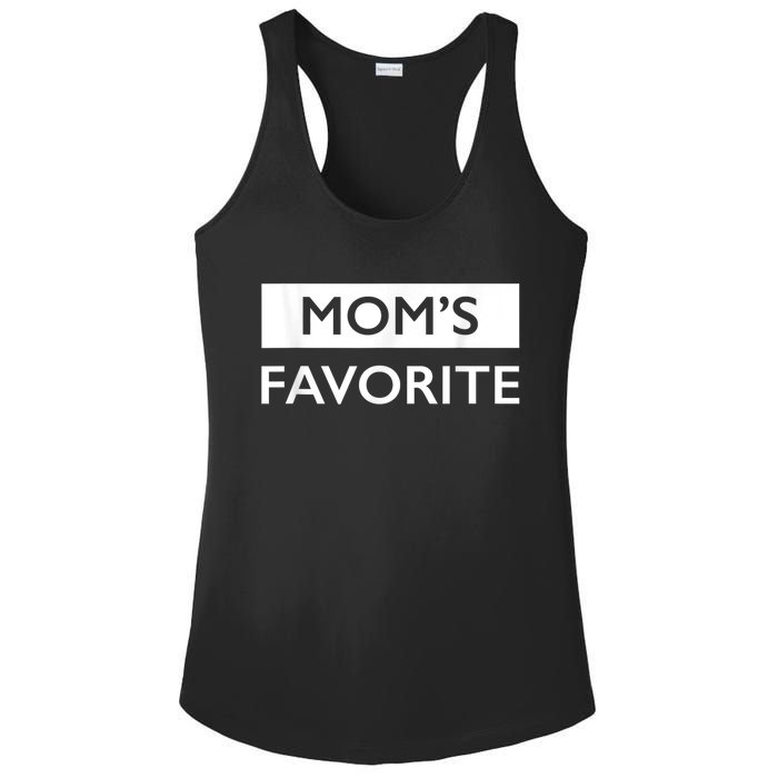 MomS Favorite Funny Sibling Joke MotherS Day Ladies PosiCharge Competitor Racerback Tank