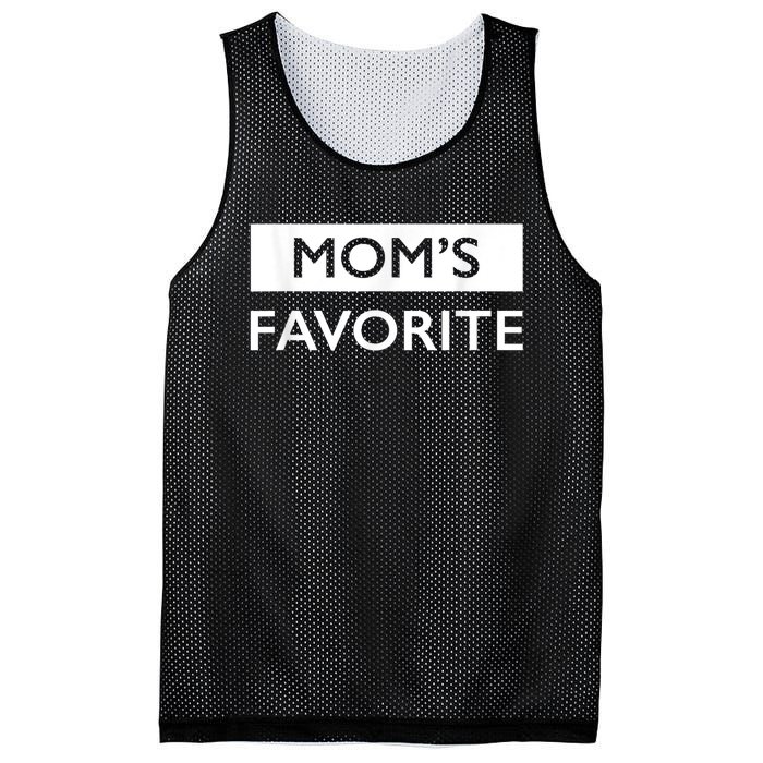 MomS Favorite Funny Sibling Joke MotherS Day Mesh Reversible Basketball Jersey Tank