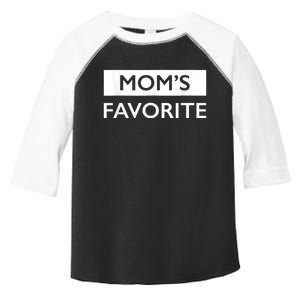 MomS Favorite Funny Sibling Joke MotherS Day Toddler Fine Jersey T-Shirt