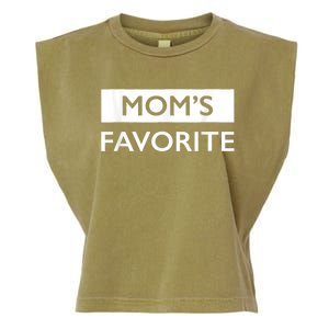 MomS Favorite Funny Sibling Joke MotherS Day Garment-Dyed Women's Muscle Tee