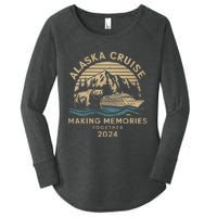 Matching Family Friends And Group Alaska Cruise 2024 Making Memories Together Women's Perfect Tri Tunic Long Sleeve Shirt