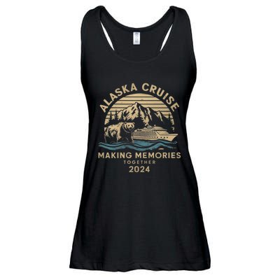 Matching Family Friends And Group Alaska Cruise 2024 Making Memories Together Ladies Essential Flowy Tank