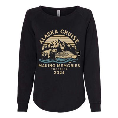 Matching Family Friends And Group Alaska Cruise 2024 Womens California Wash Sweatshirt