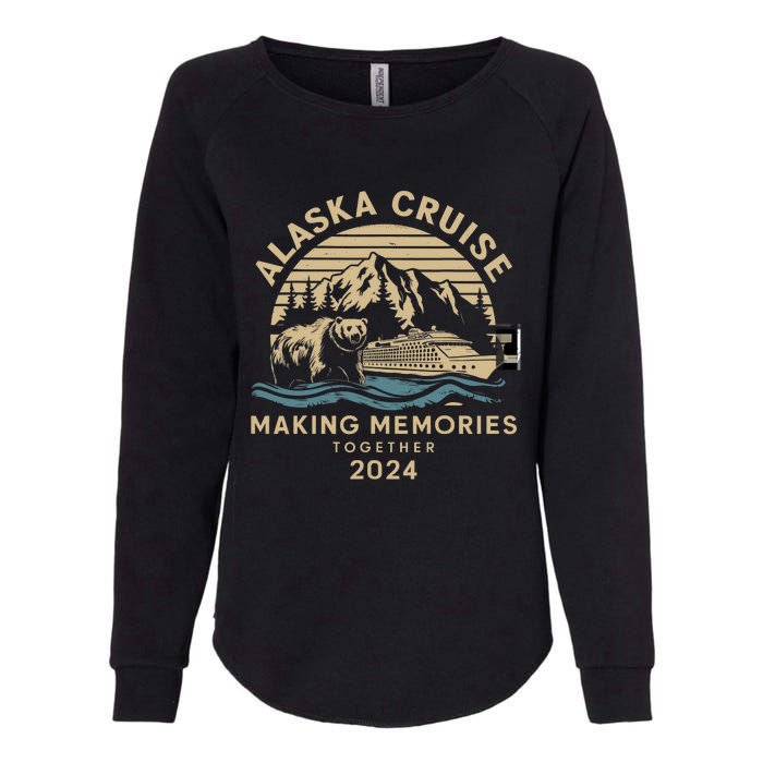 Matching Family Friends And Group Alaska Cruise 2024 Womens California Wash Sweatshirt